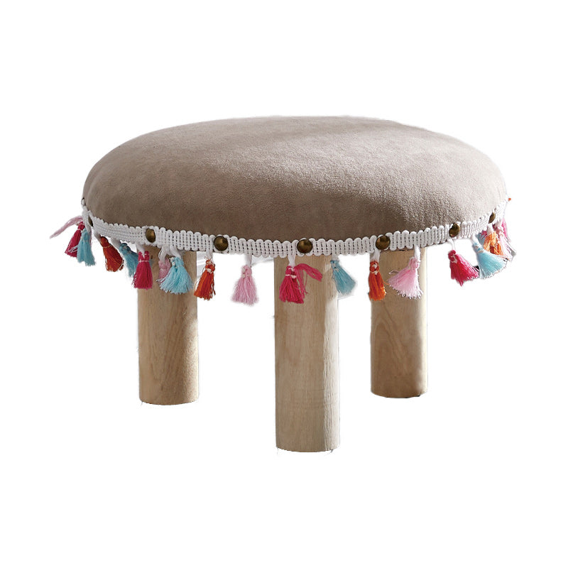 Orange Modern Standard Cotton Tear Resistant Standard for Living Room