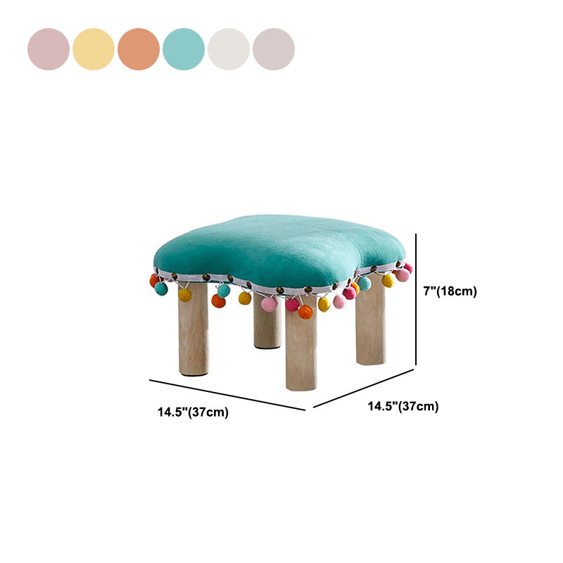 Orange Modern Standard Cotton Tear Resistant Standard for Living Room