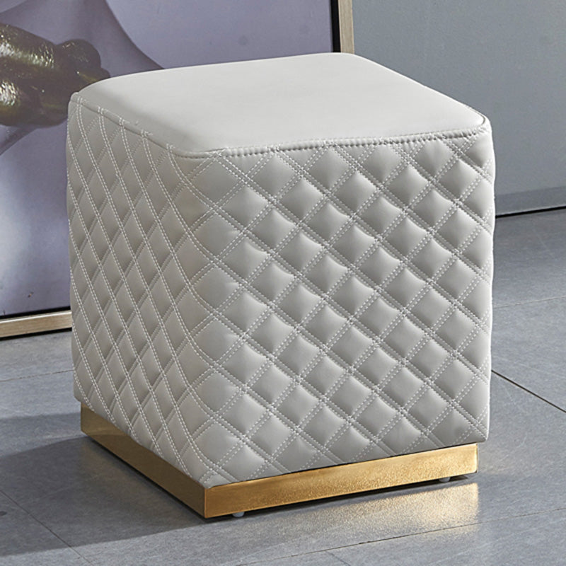 Orange Modern Cube Water Resistant Square Cube for Living Room