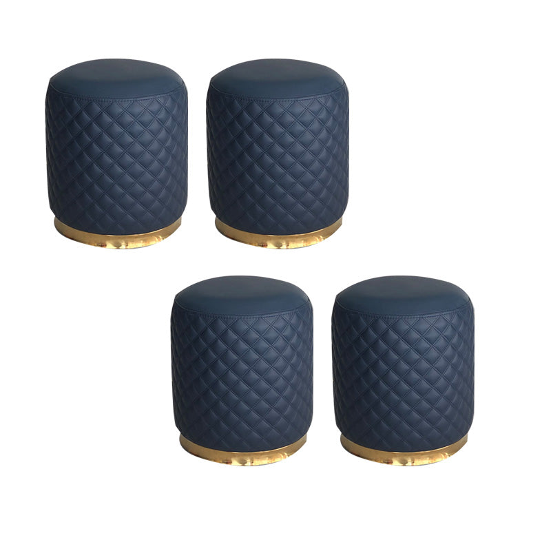 Orange Modern Cube Water Resistant Square Cube for Living Room