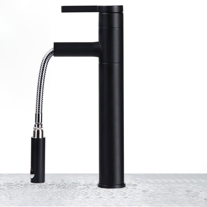 Modern Bathroom Sink Porcelain Solid Color Rectangular Vessel Sink with Pop-Up Drain
