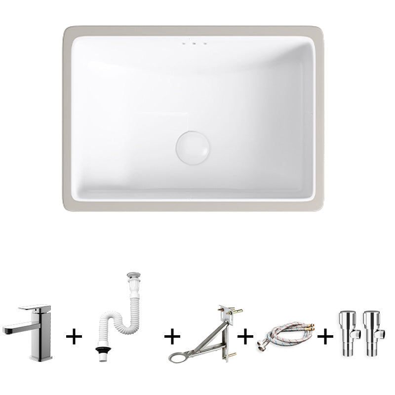 Modern Bathroom Sink Pop-Up Drain Porcelain Solid Color Oval-Shape Vessel Lavatory Sink