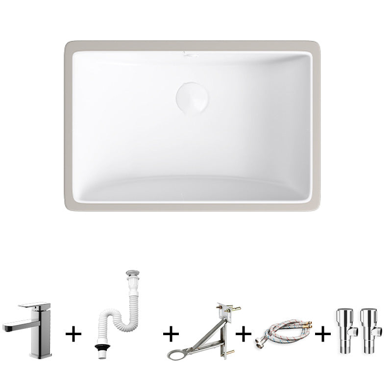 Modern Bathroom Sink Pop-Up Drain Porcelain Solid Color Oval-Shape Vessel Lavatory Sink