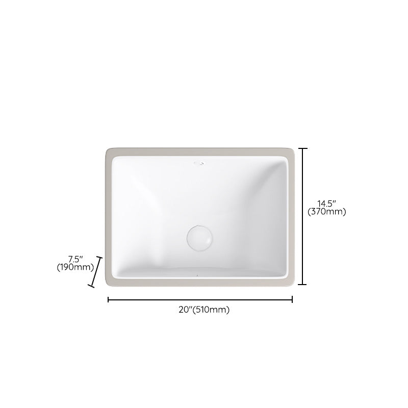 Modern Bathroom Sink Pop-Up Drain Porcelain Solid Color Oval-Shape Vessel Lavatory Sink