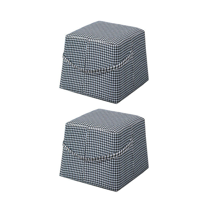 Moden Cotton Pouf Brown Scratch Resistant Pouf for Living Room