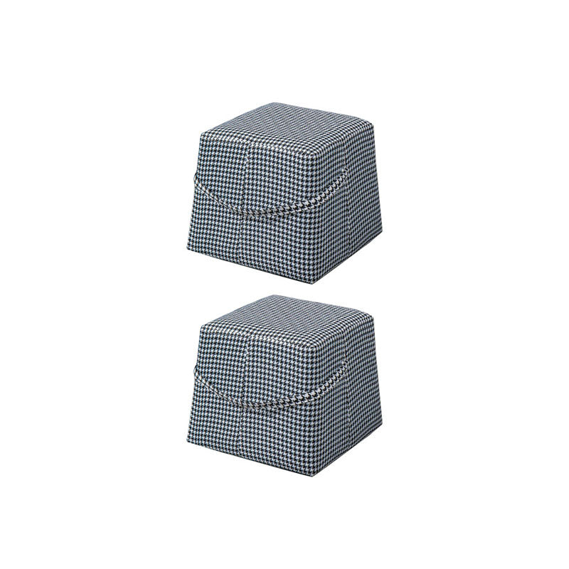 Moden Cotton Pouf Brown Scratch Resistant Pouf for Living Room