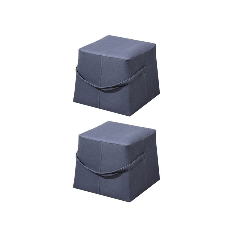 Moden Cotton Pouf Brown Scratch Resistant Pouf for Living Room