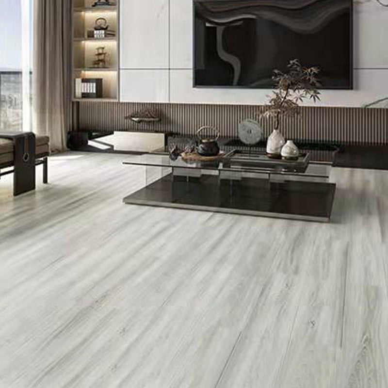 49"x8" Wide E0 Natural Solid Wood Laminate Flooring, Click-Lock, Waterproof