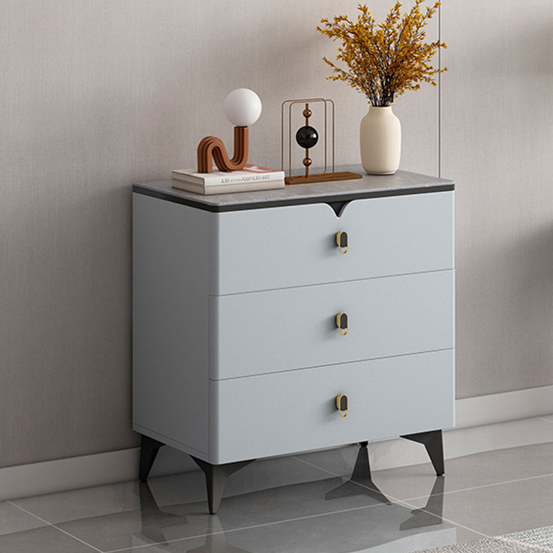 Stone Glam Storage Chest Bedroom 16" Wide Chest with Drawers