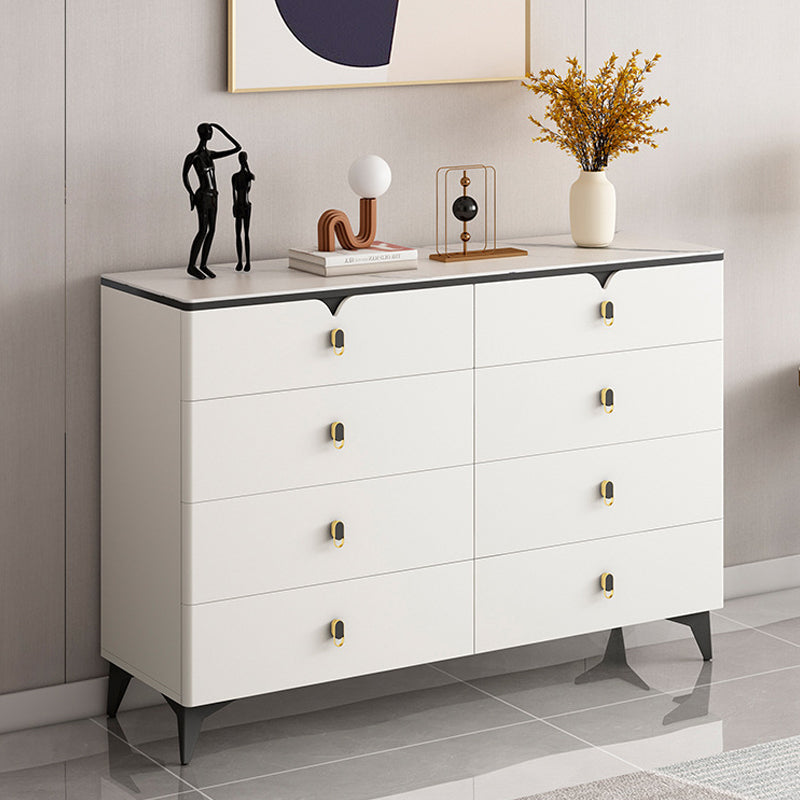 Stone Glam Storage Chest Bedroom 16" Wide Chest with Drawers