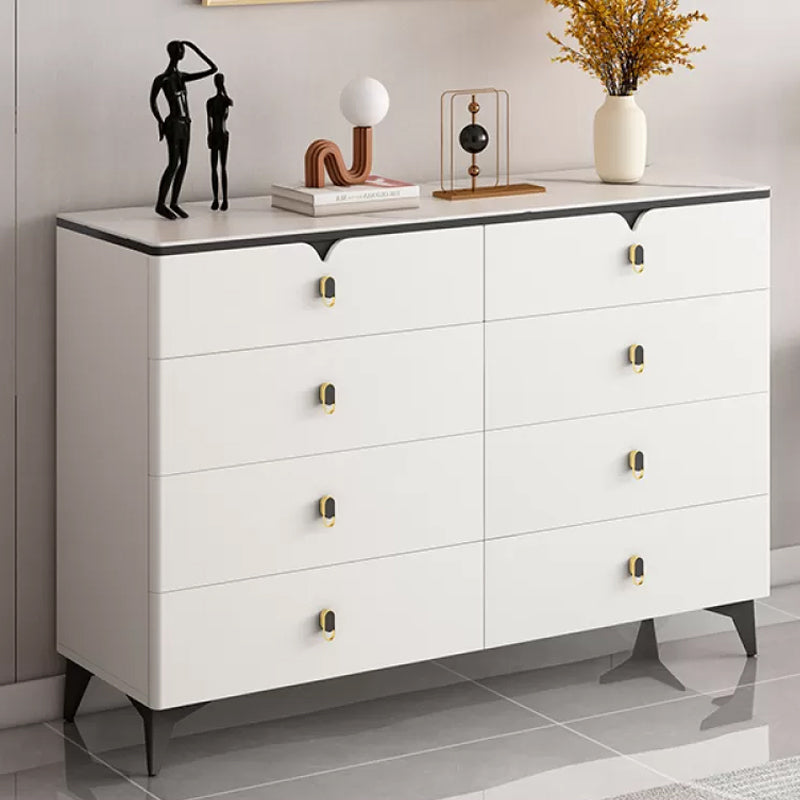 Stone Glam Storage Chest Bedroom 16" Wide Chest with Drawers