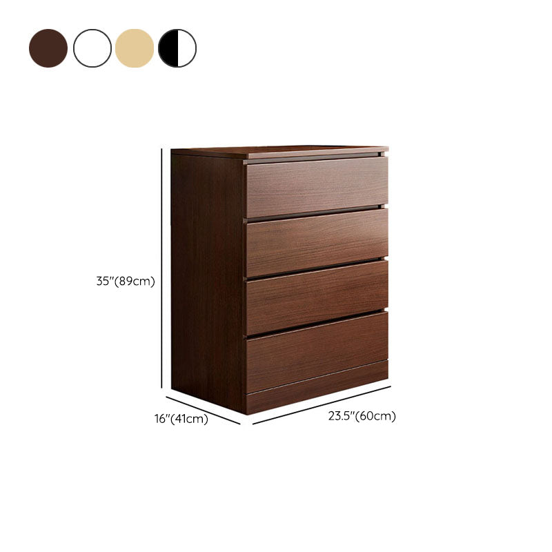 Modern Storage Chest Manufactured Wood Dresser with 3/4/5/6 Drawers