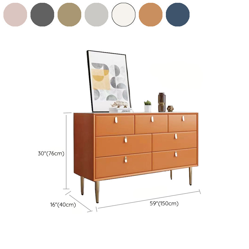 Glam Stone Storage Chest Bedroom 16" Wide Chest with Drawers