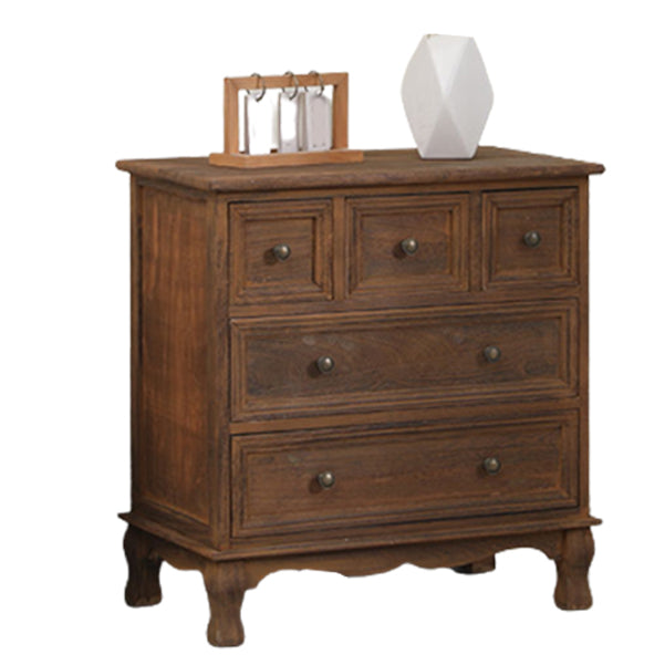 Contemporary Solid Wood Storage Chest Dresser Bedroom Dresser
