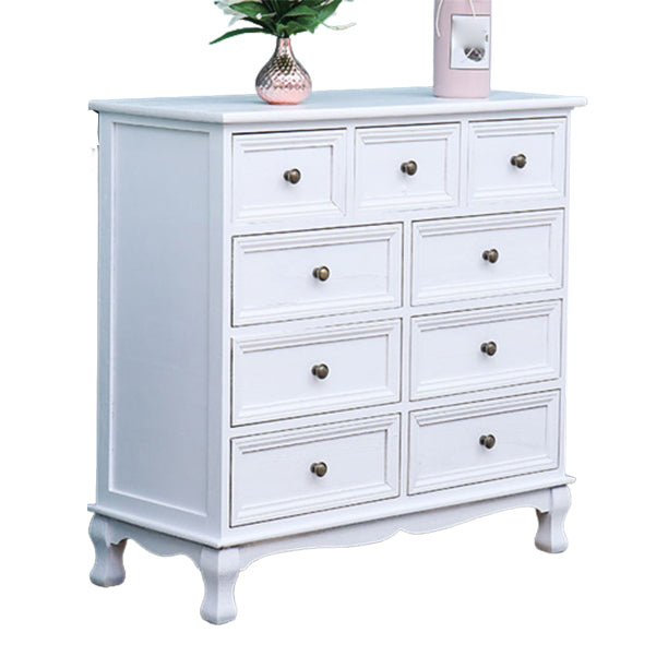Contemporary Solid Wood Storage Chest Dresser Bedroom Dresser