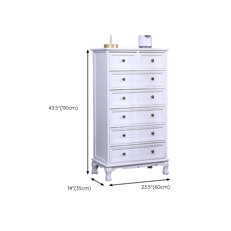 Contemporary Solid Wood Storage Chest Dresser Bedroom Dresser