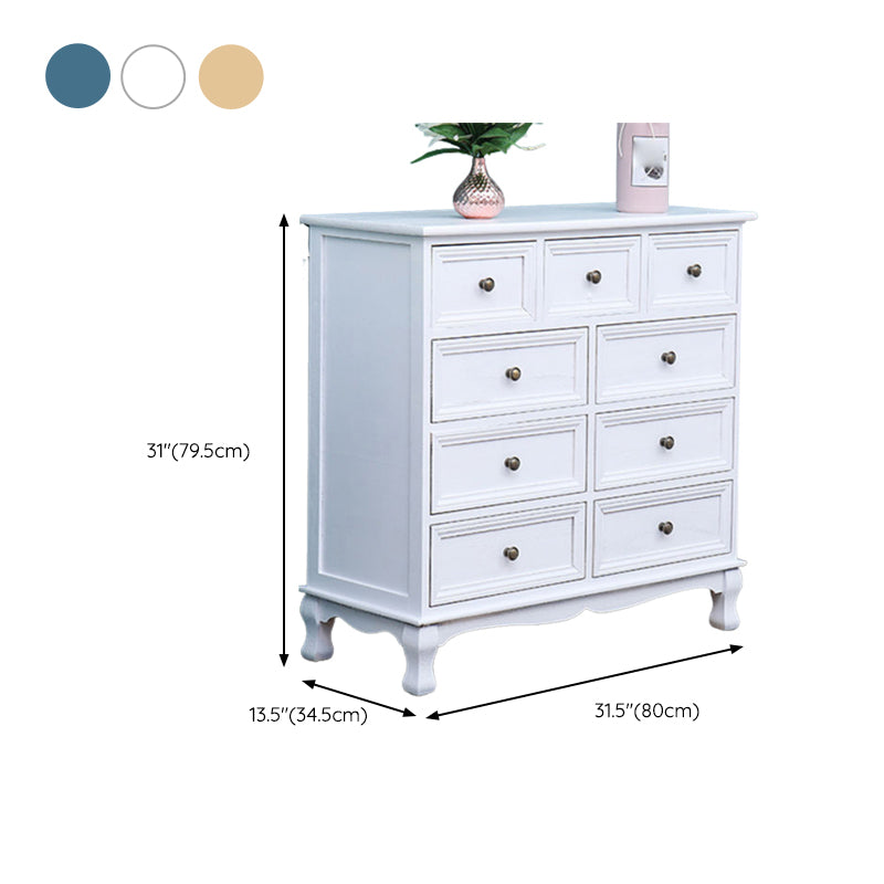 Contemporary Solid Wood Storage Chest Dresser Bedroom Dresser