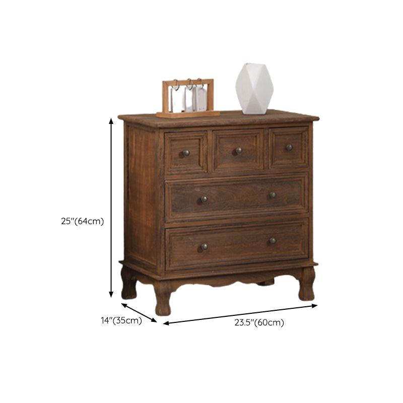 Contemporary Solid Wood Storage Chest Dresser Bedroom Dresser