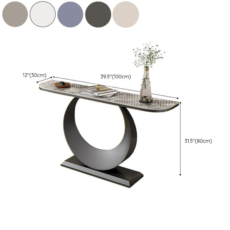 31.5-inch Tall Modern Console Table 1-shelf Accent Table for Hall
