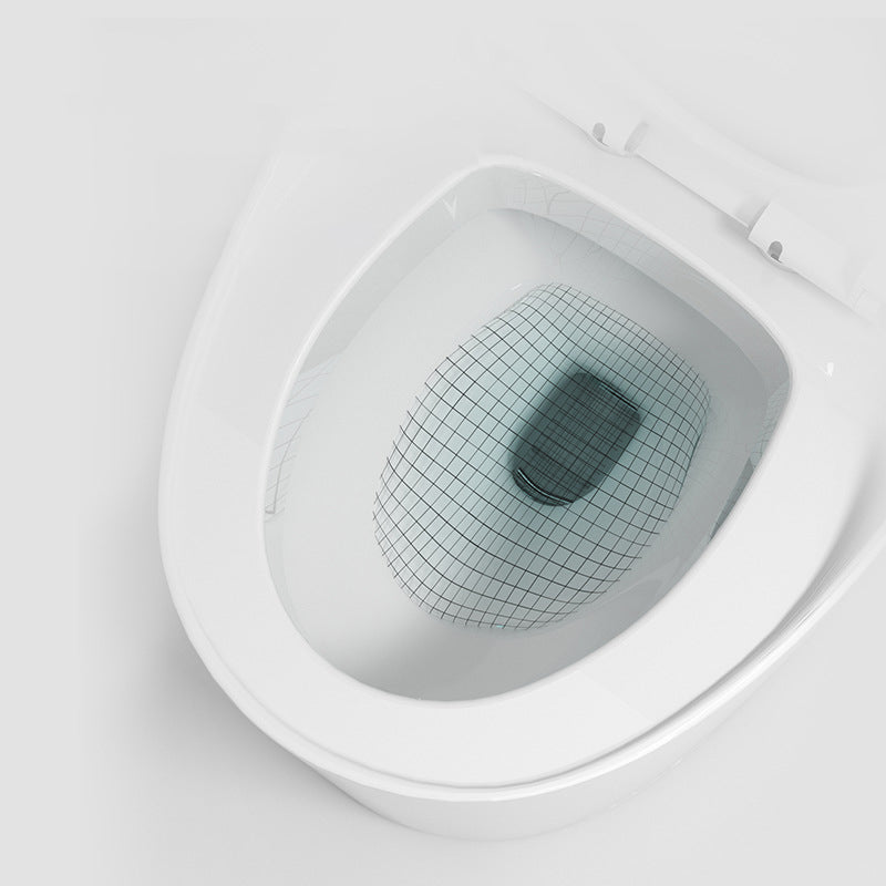 Modern Floor Mount Toilet Siphon Ceramic Flush Toilet with Seat for Bathroom