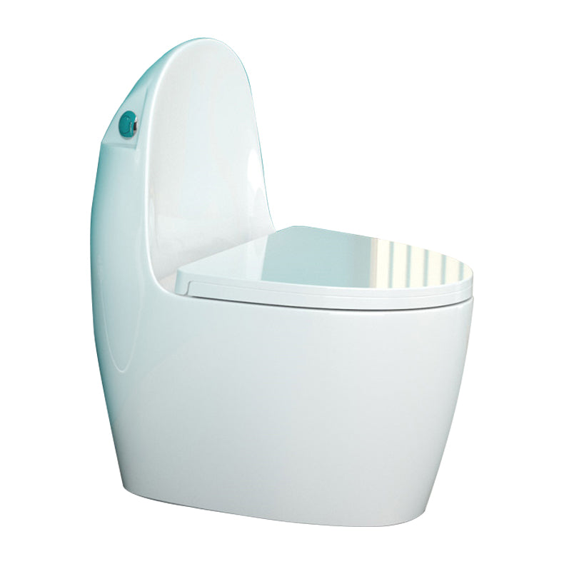 Floor Mount Flush Toilet Concealed Tank One-Piece Toilet with Slow Close Seat
