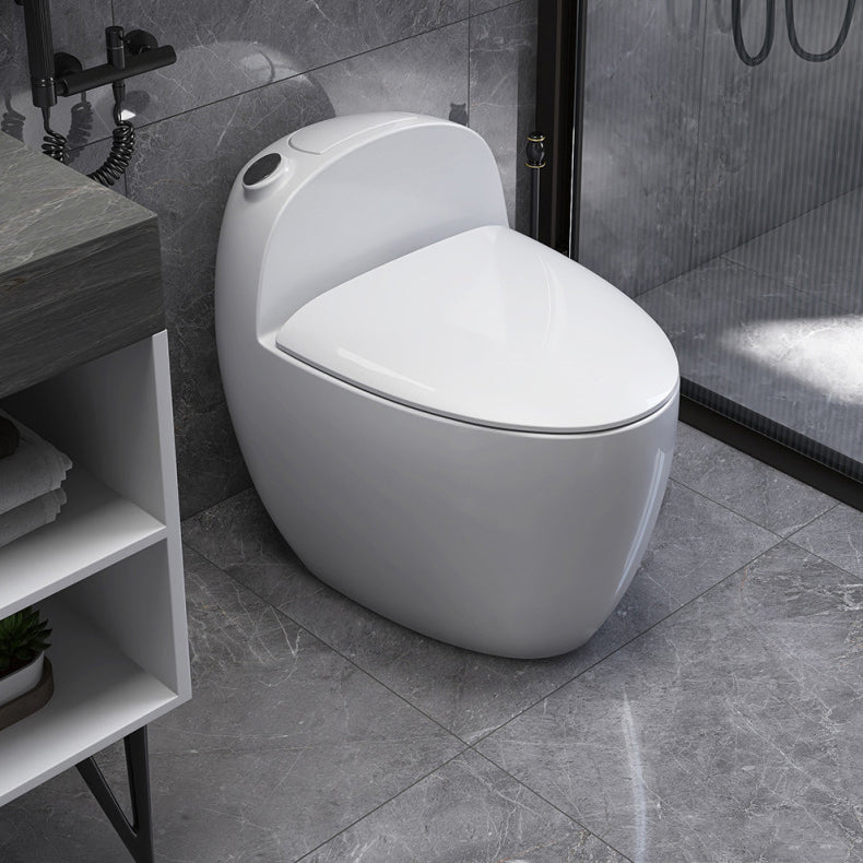 Floor Mount Flush Toilet Concealed Tank One-Piece Toilet with Slow Close Seat