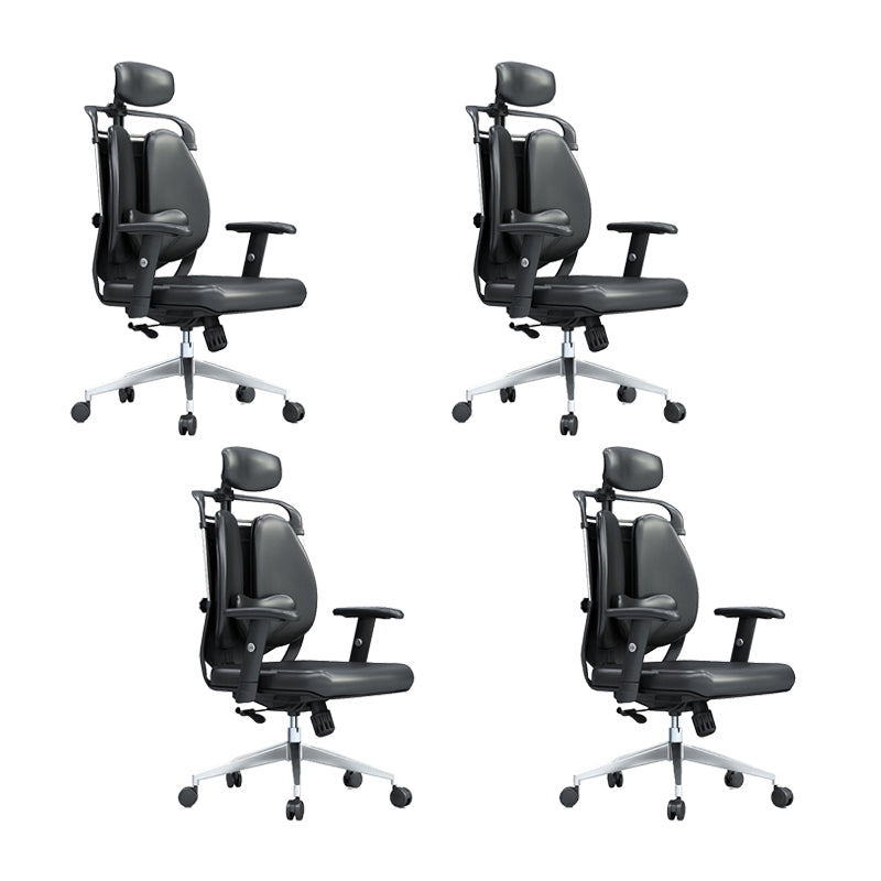Modern Desk Chair Leather Computer Chair Executive Chair with Wheels