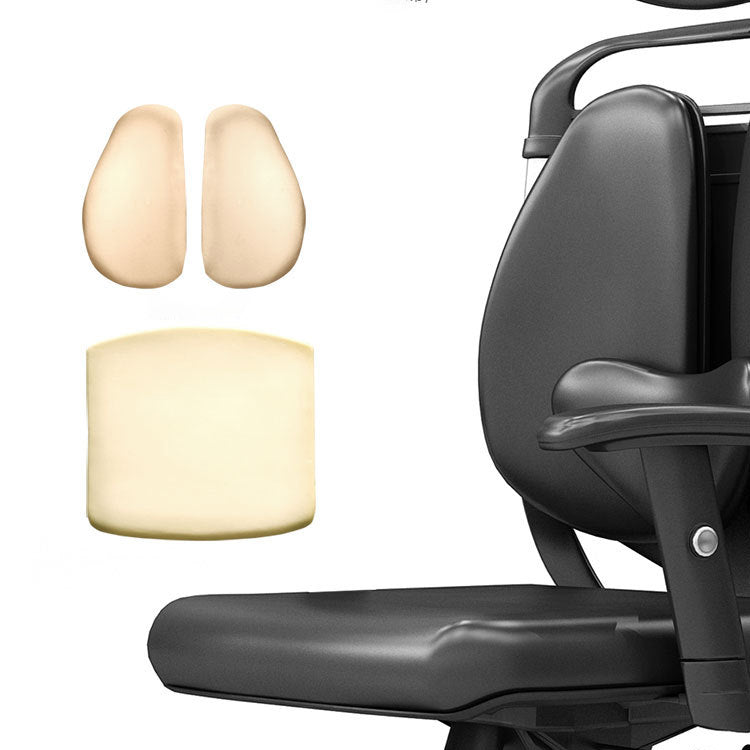 Modern Desk Chair Leather Computer Chair Executive Chair with Wheels