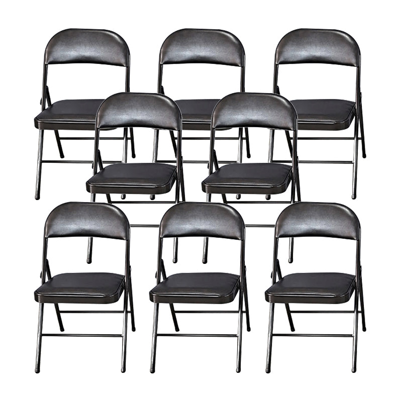 18" Wide Contemporary Desk Chair Armless Leather Office Chair