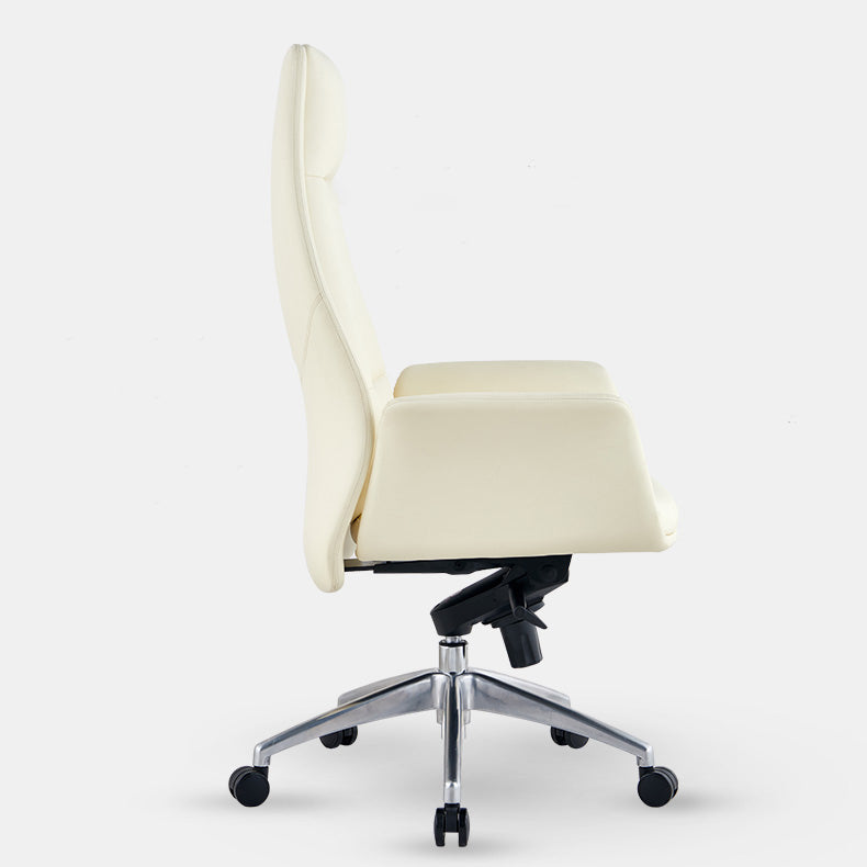 27" Wide Modern Managers Chair Arms Included Leather Executive Chair