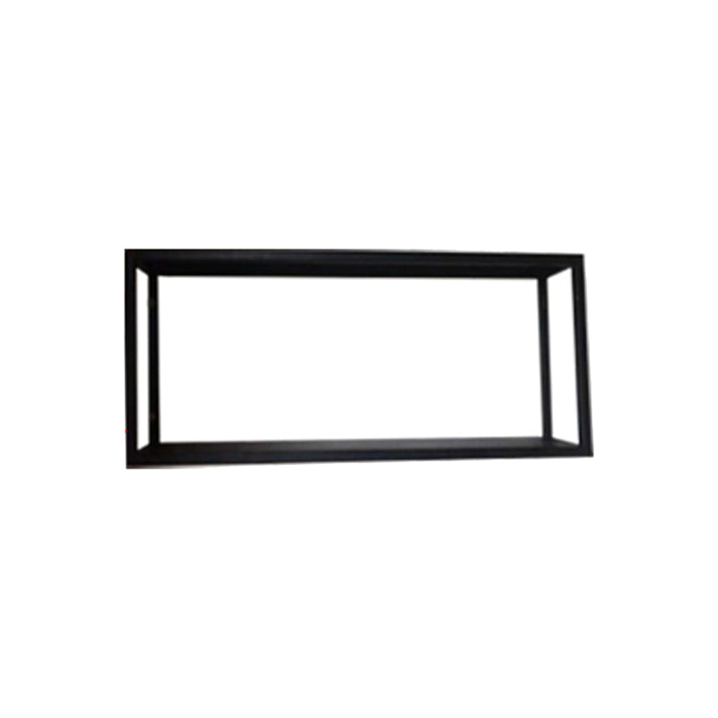 Wall Mounted Metal Bookshelf Modern Floating Bookcase with 1 Shelf