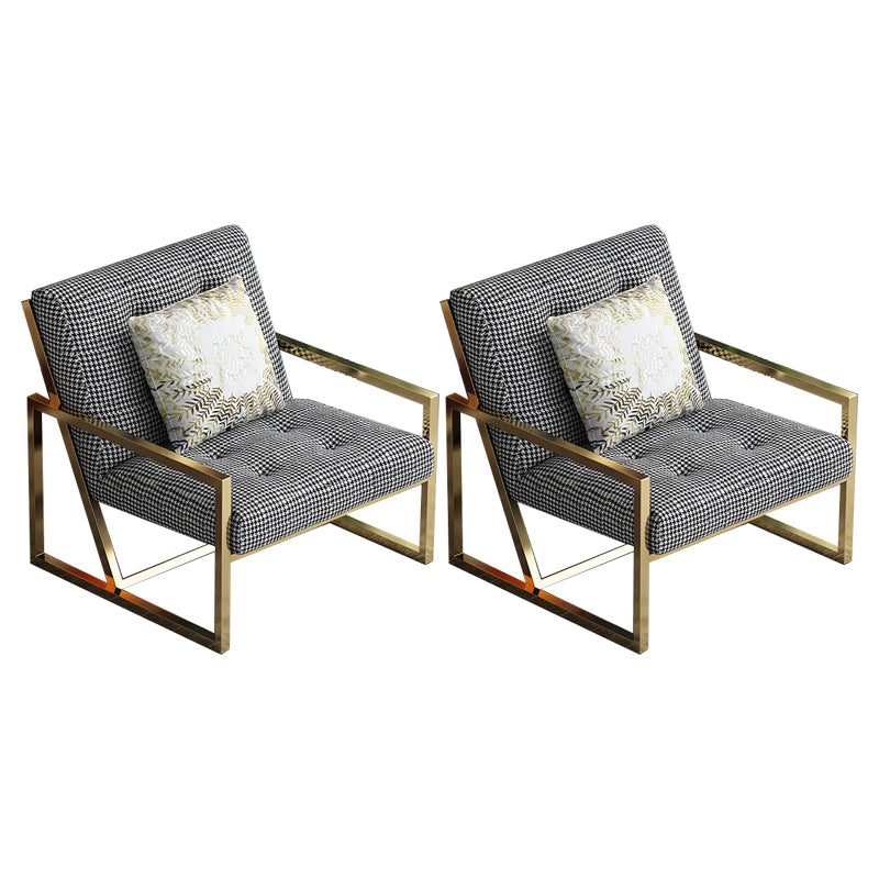 Tufted Cushions Lounge Chair Arms Included Reclining Chair with Pillow