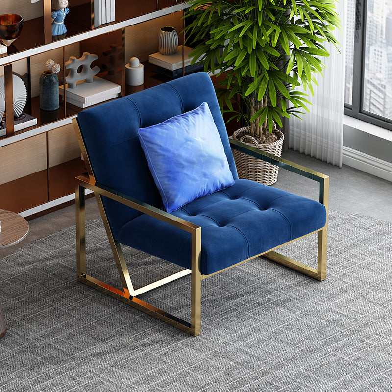 Tufted Cushions Lounge Chair Arms Included Reclining Chair with Pillow