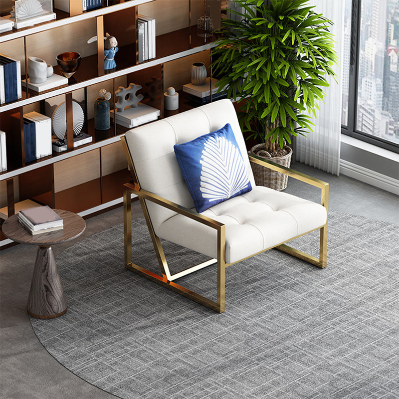 Tufted Cushions Lounge Chair Arms Included Reclining Chair with Pillow