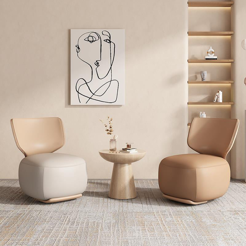 22.83" Wide Parsons Chair Armless Chair with Fixed Back for Living Room