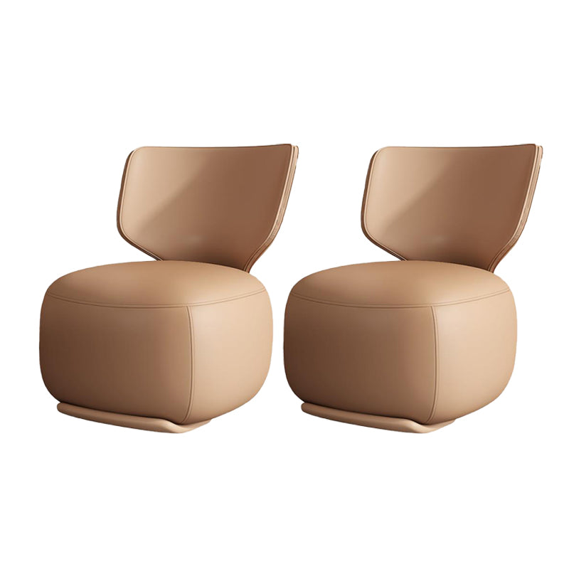 22.83" Wide Parsons Chair Armless Chair with Fixed Back for Living Room