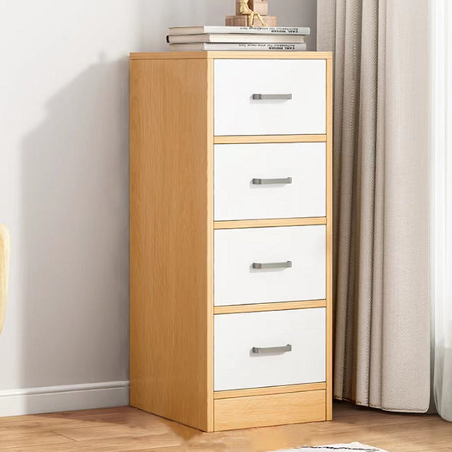 4 Drawers Wood Side Cabinet Contemporary 1 - Door Accent Chest