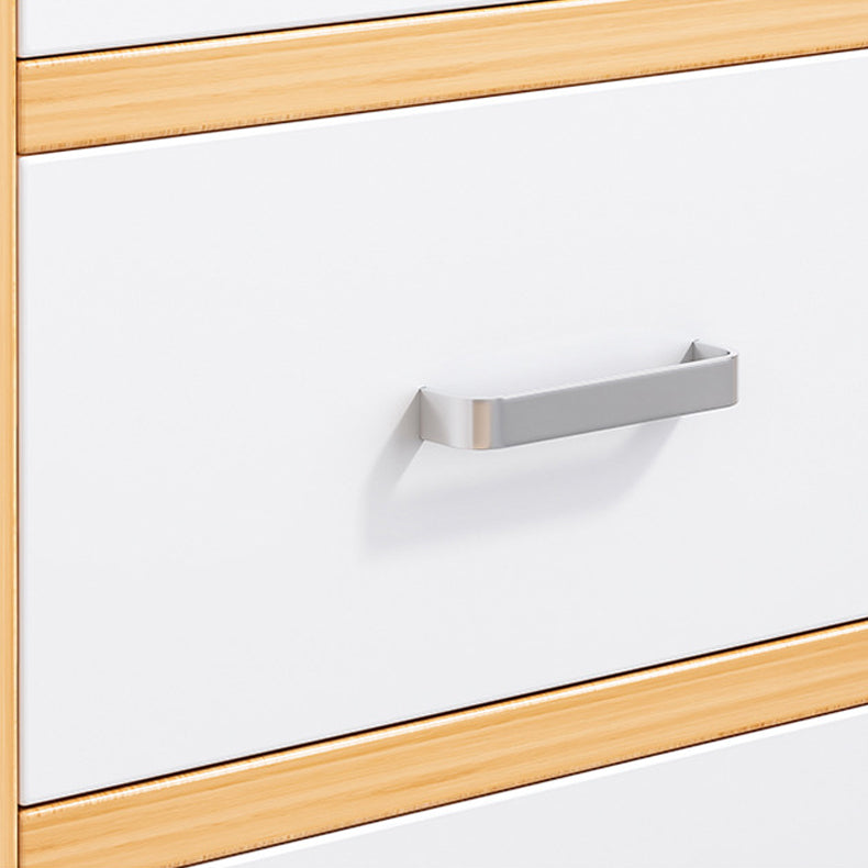 4 Drawers Wood Side Cabinet Contemporary 1 - Door Accent Chest