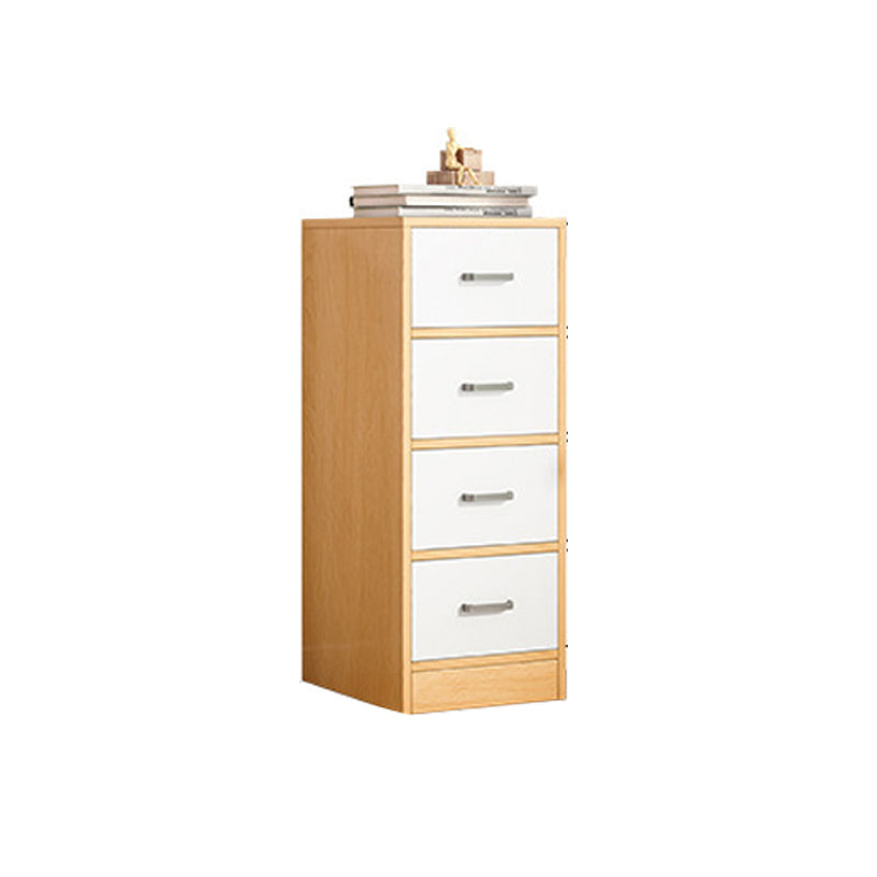 4 Drawers Wood Side Cabinet Contemporary 1 - Door Accent Chest