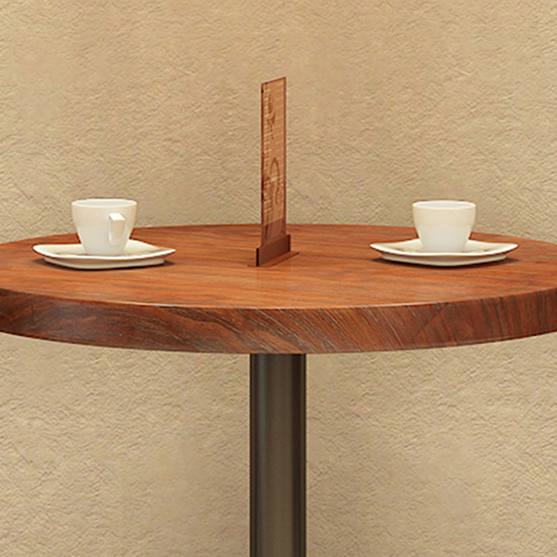 Modern Solid Wood Dining Table Round Pedestal Base Dining Table for Home Use