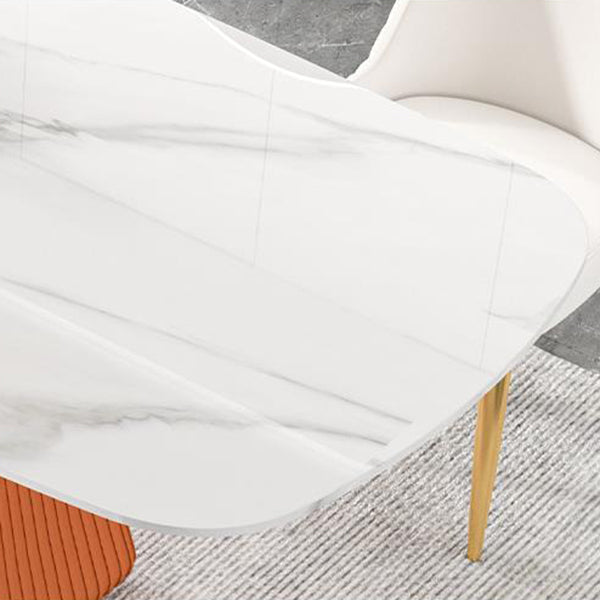 Modern Sintered Stone Dining Table Rectangle Dining Table for Home Use
