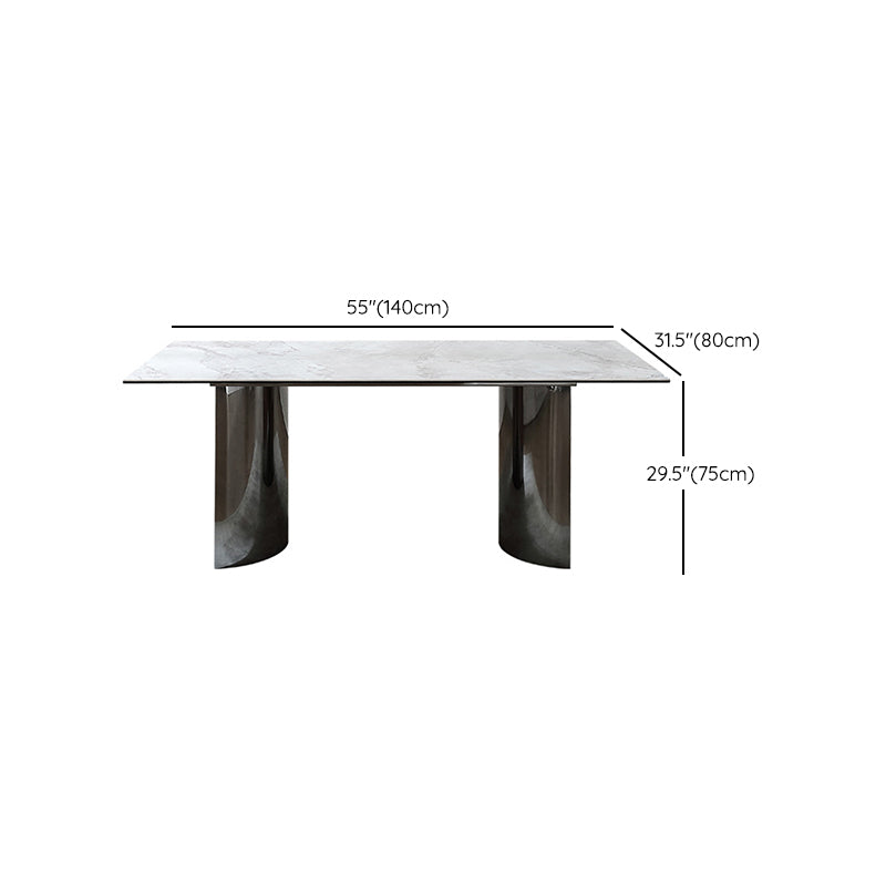 Modern  Dining Sintered Stone Table Dining Rectangle Table for Home