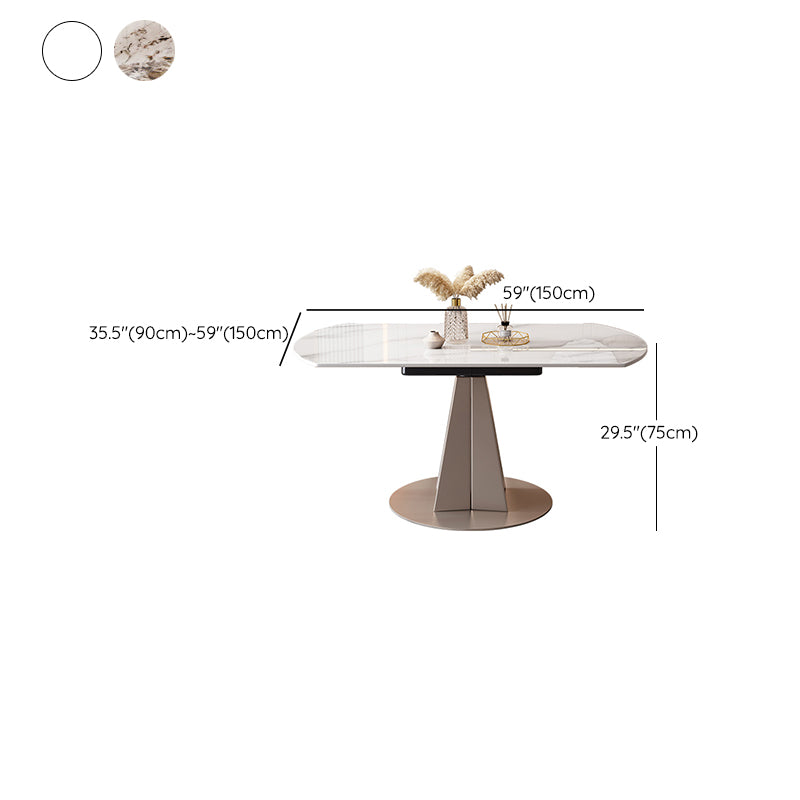 Modern Dining Sintered Stone Table Dining Round Table for Home