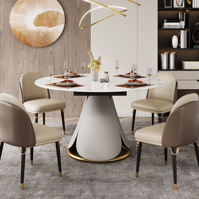 Modern Style Dining Round Table Dining Stone Table for Kitchen