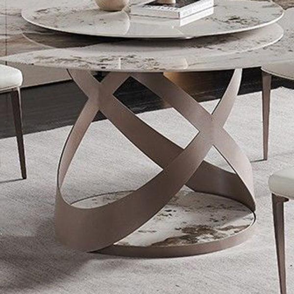 Modern Style Dining Round Table Dining Stone Table for Home Use