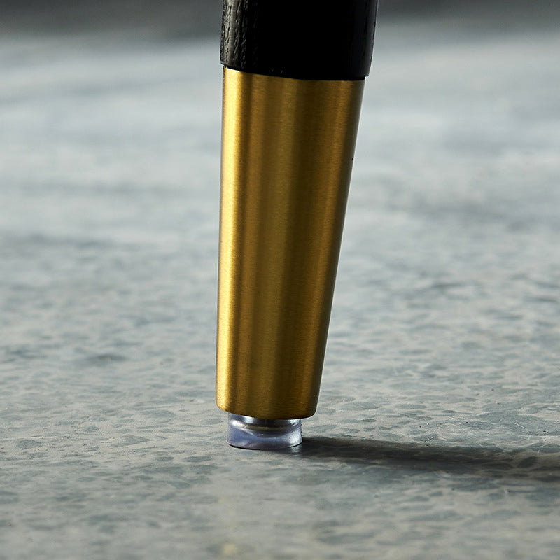 Glam Kitchen Dining Chairs Upholstered Side Chairs with Wood Legs