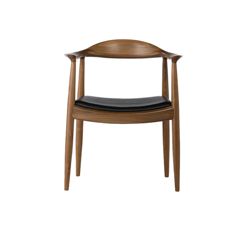 Wood Side Dining Arm Chairs Contemporary Open Back Dining Side Chairs