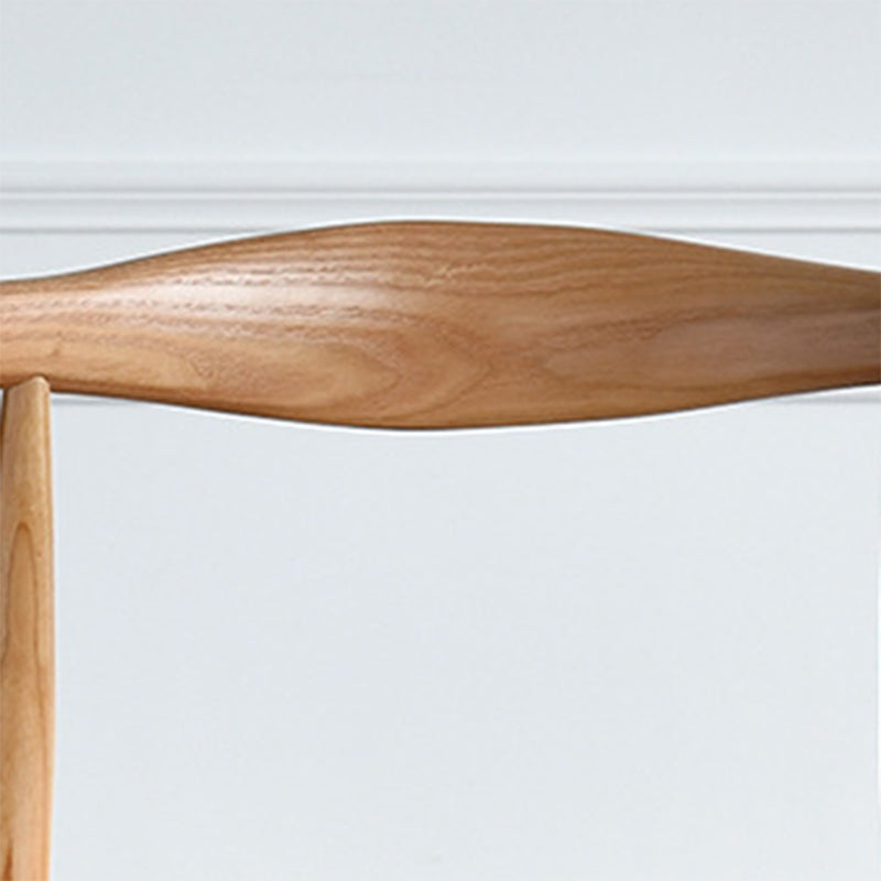 Contemporary Side Chair Wood Open Back Dining Room Chair for Indoor