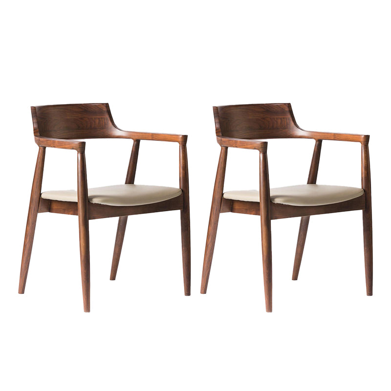 Solid Wood Kitchen Dining Chairs Traditional Arm Dining Chairs