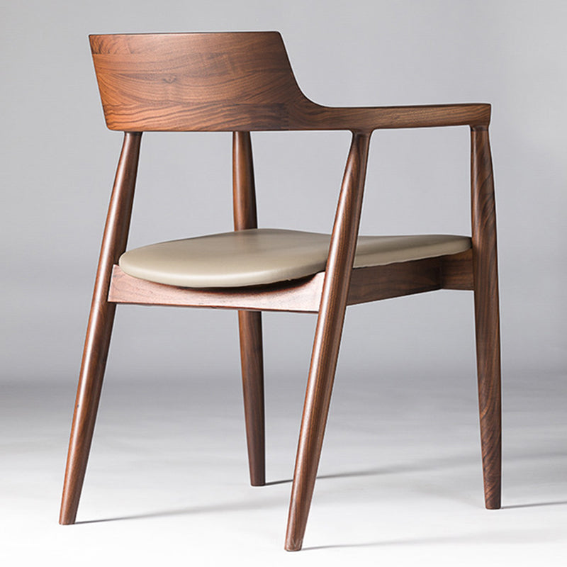 Solid Wood Kitchen Dining Chairs Traditional Arm Dining Chairs